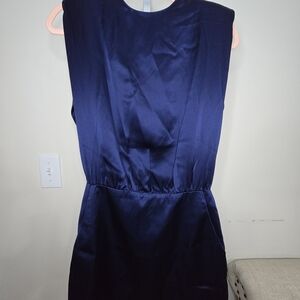 NWT Amanda Uprichard Aisling Navy Mini Dress Size XS